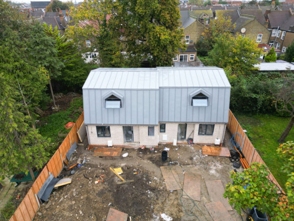 New build two bedroom semi detached house