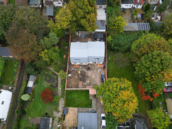 New build two bedroom semi detached house