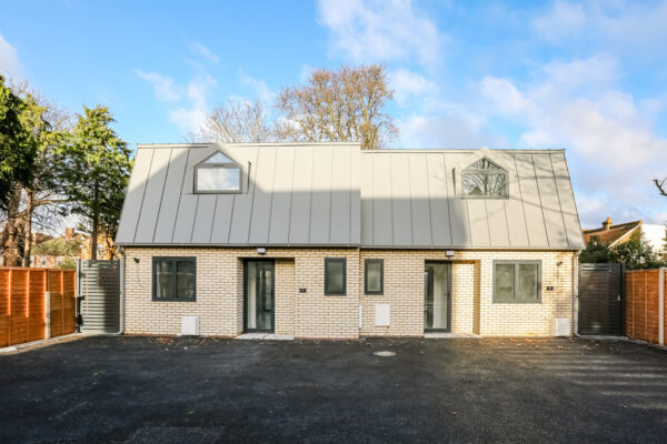 New build two bedroom semi detached house